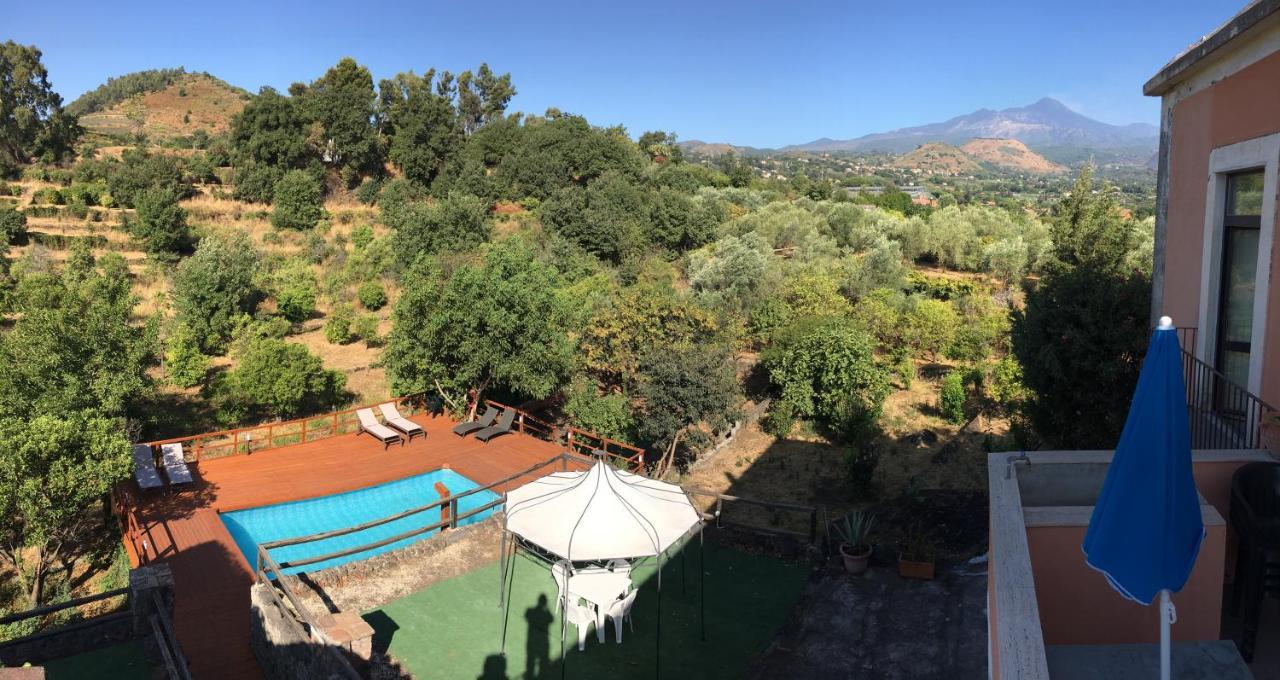 Villa Bonaccorso - Antica E Maestosa Villa Con Piscina Ai Piedi Dell'Etna Viagrande Luaran gambar